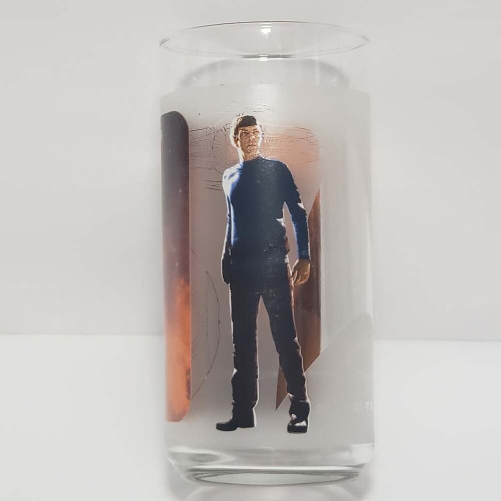 2008 Star Trek Movie Spock Nimoy Collectible Drinking Glass Burger King Promo